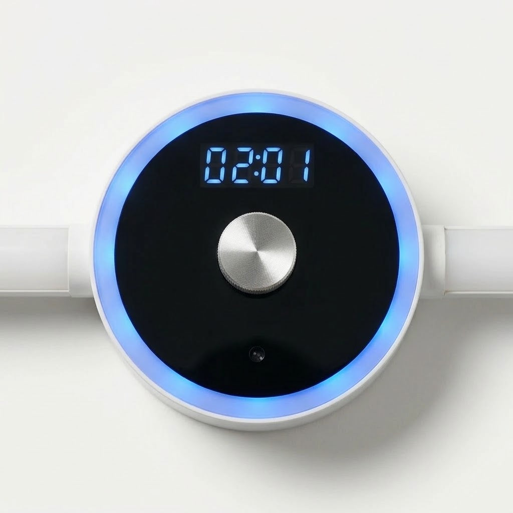 Zentrolia rechargeable motion sensor cabinet light mounted inside a wardrobe