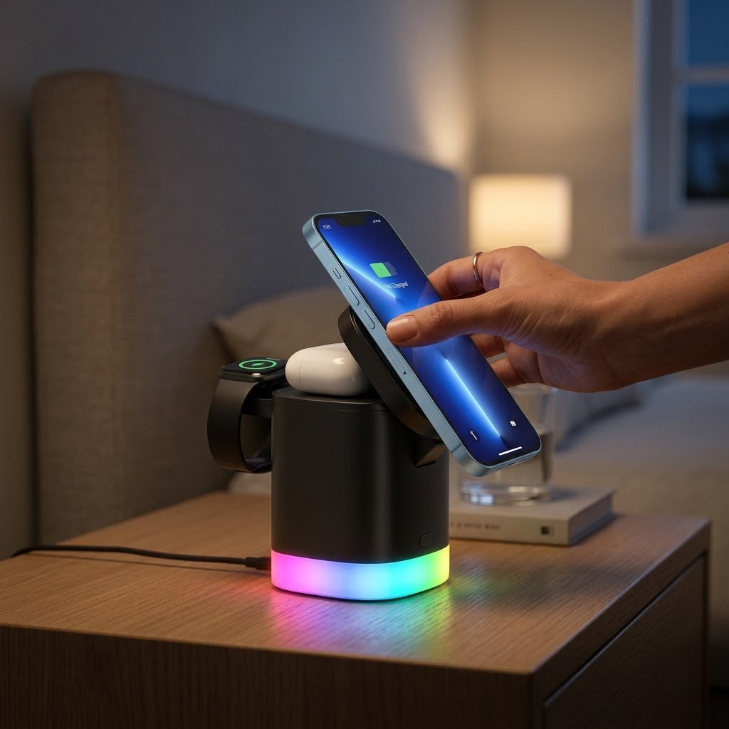 Zentrolia | 3-in-1 Foldable Magnetic Wireless Charger