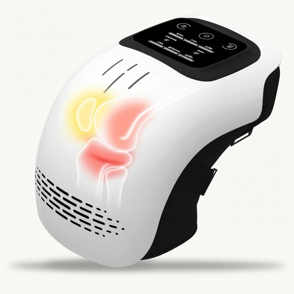 Zentrolia heated knee massager wrap in white