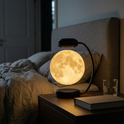 Zentrolia | Levitating Moon Lamp with Floating Ball