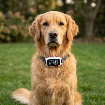 Zentrolia rechargeable dog bark training collar with color display