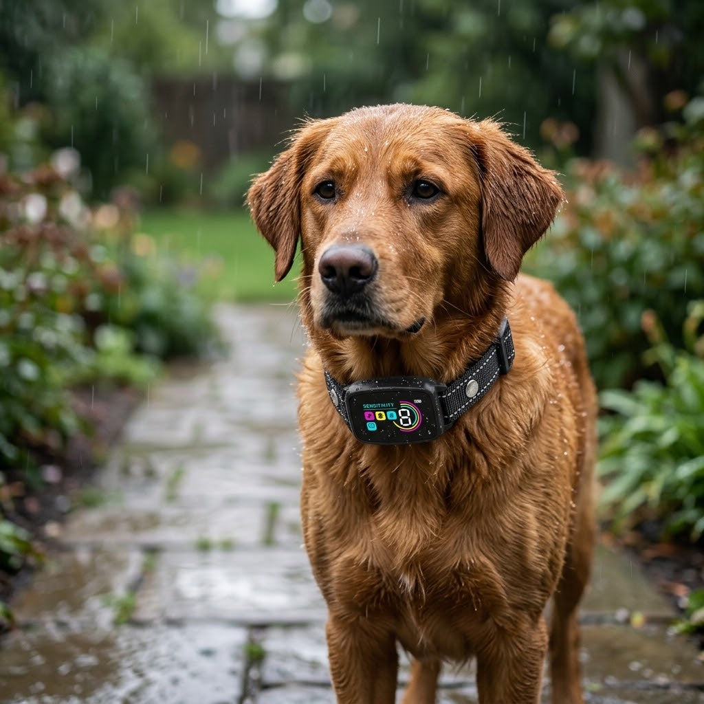 Zentrolia rechargeable dog bark training collar with color display